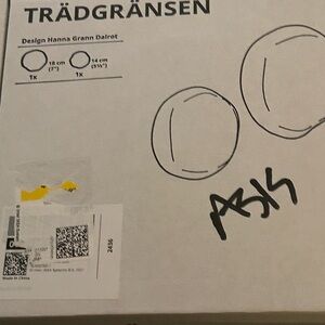 IKEA TRADGRANSEN TRÄDGRÄNSEN Wall decoration, set of 2, ceramic/stones beige